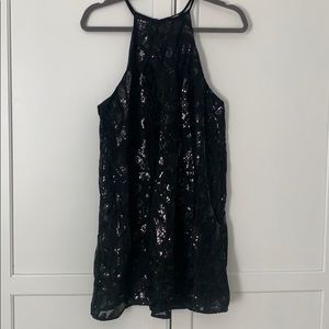 NWOT Show Me Your Mumu Black Sequin Gomez Dress